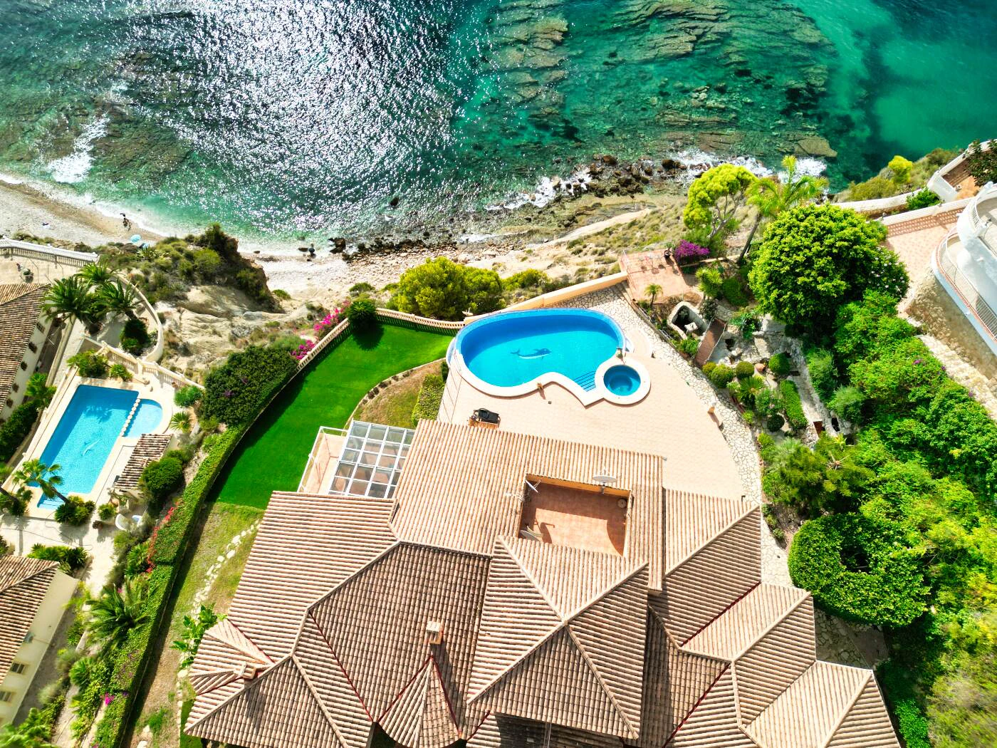 Villa in de eerste zeelijn in Calpe