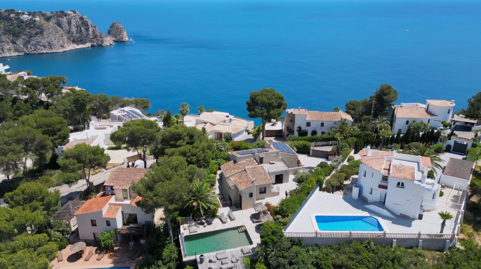 Charmante luxe villa in bohemian-chic stijl met uitzicht op zee in Jávea