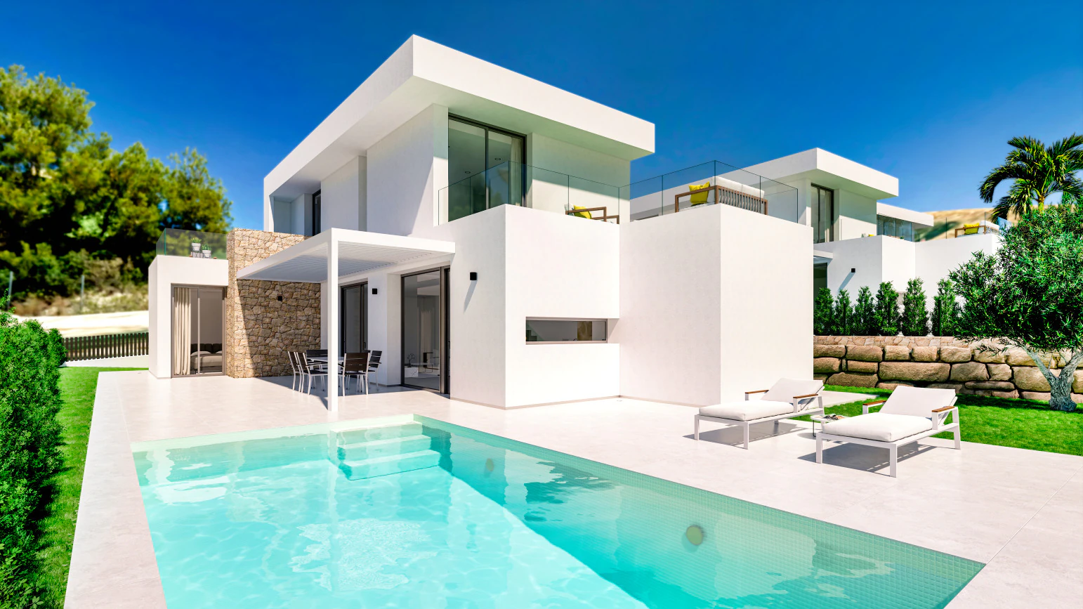 Elegant Modern Villa for sale in Finestrat, Sierra Cortina