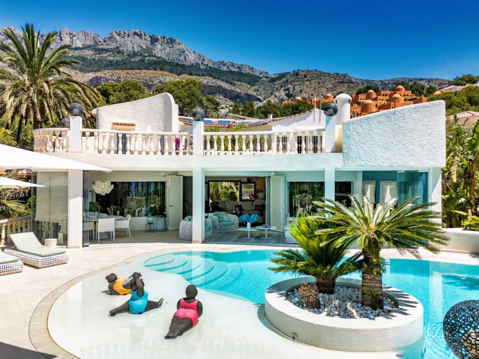 Exclusieve luxe villa met totale privacy en zeezicht in Altea La Vella