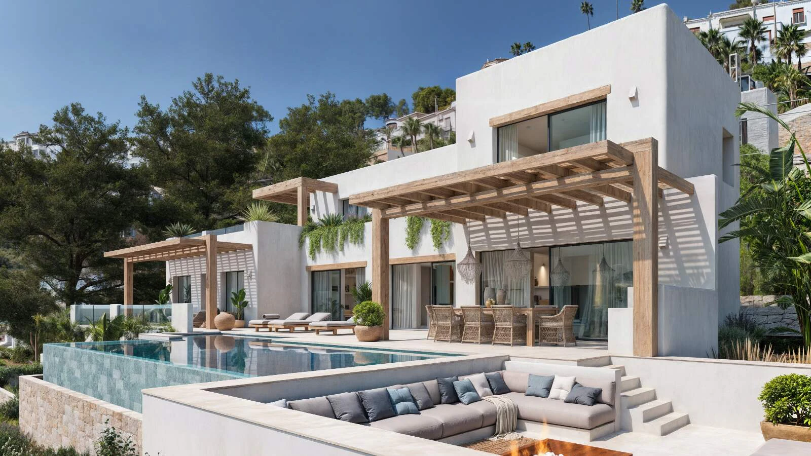 Ibizan Villa Project with Panoramic Views in Benissa