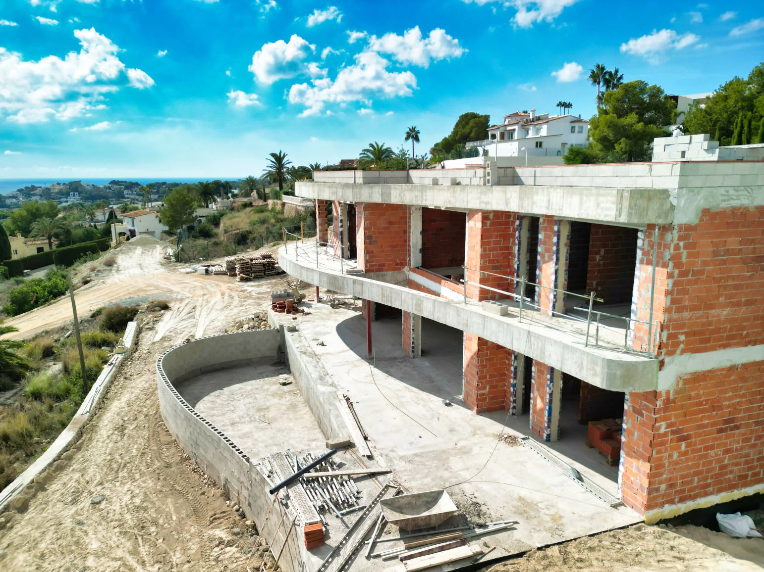 Luxury villa with sea views for sale in Moraira