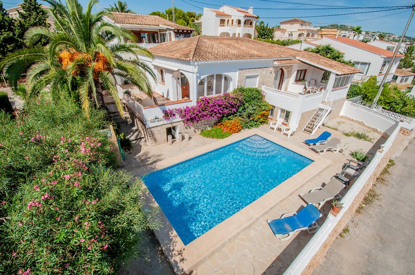 Villa for sale in Calpe with sea and Ifach rock views