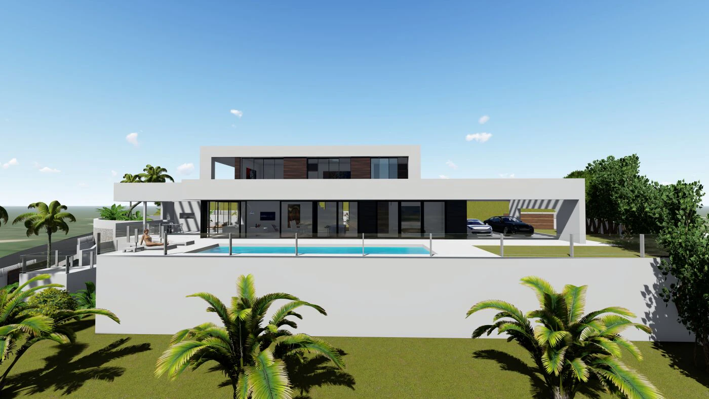 Charmante, moderne villa te koop in Calpe