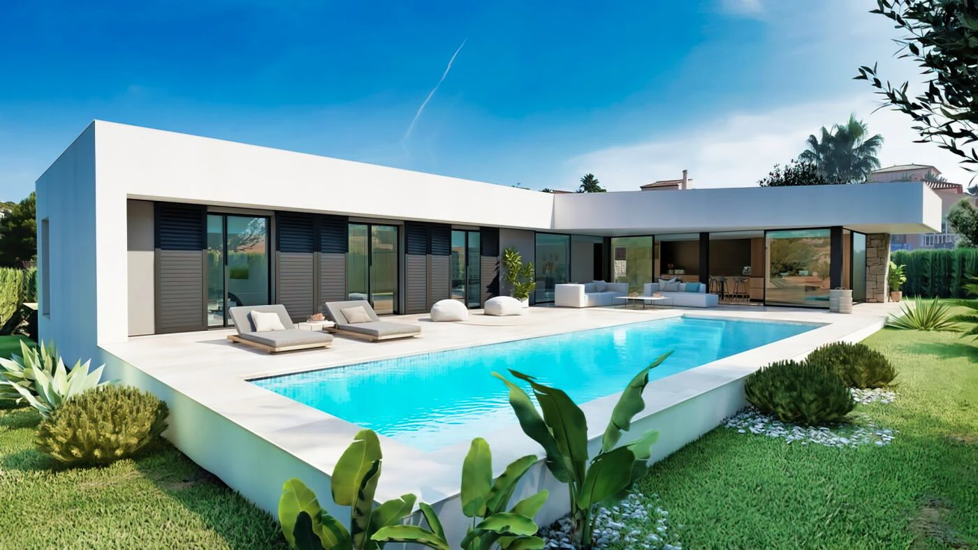 Modern villa for sale in Calpe