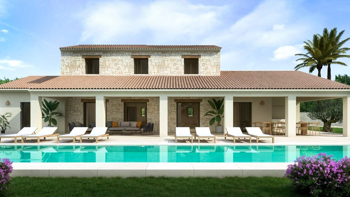 Exclusive Mediterranean Finca Project with Pool and Large Plot