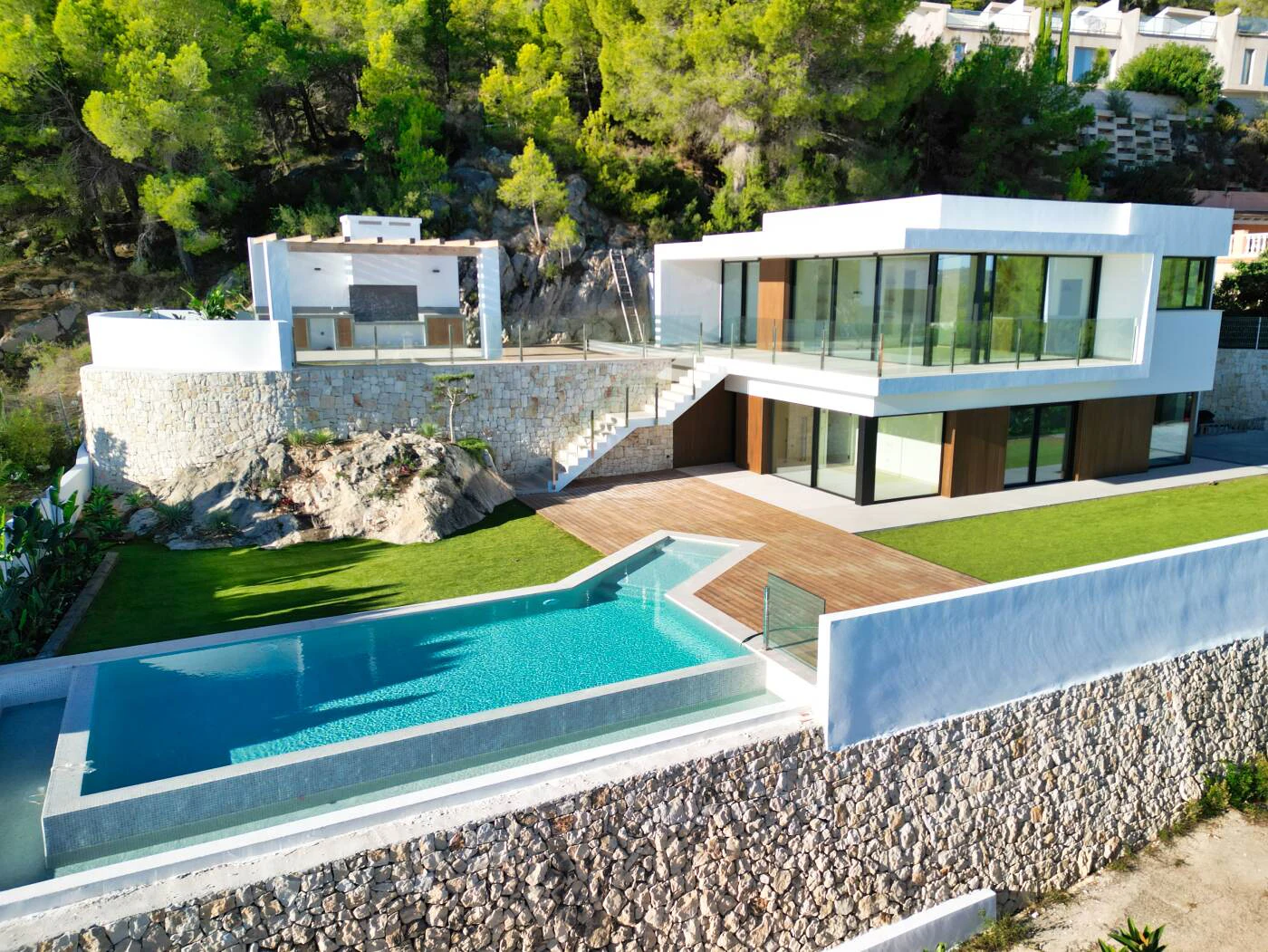 Moderne villa met adembenemend uitzicht op zee in Calpe