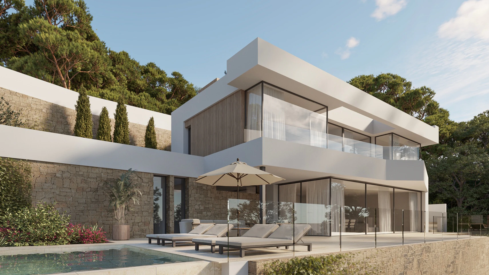 Contemporary luxury villa with panoramic sea views in Racó de Galeno, Benissa, Costa Blanca