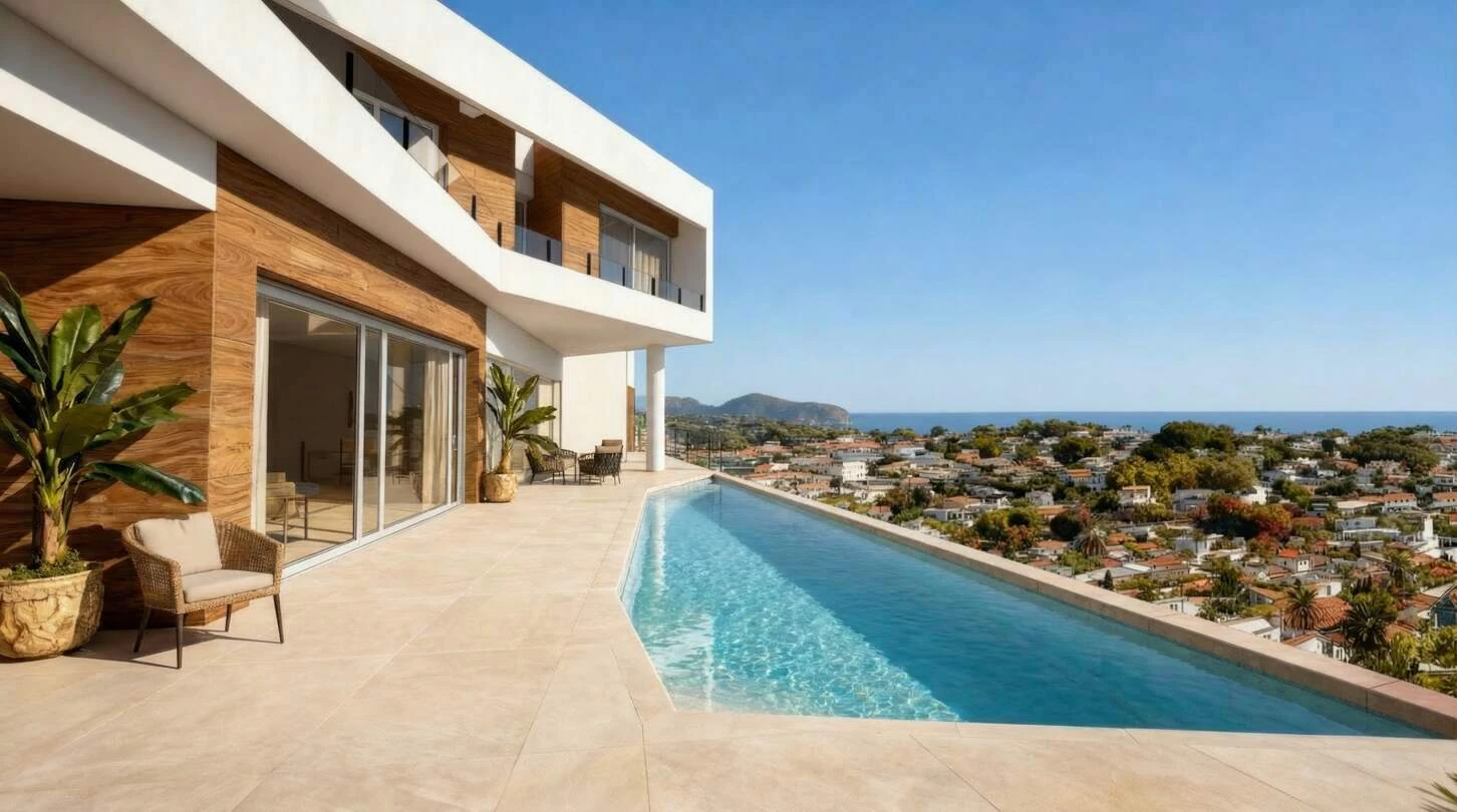Exclusieve luxe villa te koop met indrukwekkend panoramisch uitzicht op Calpe