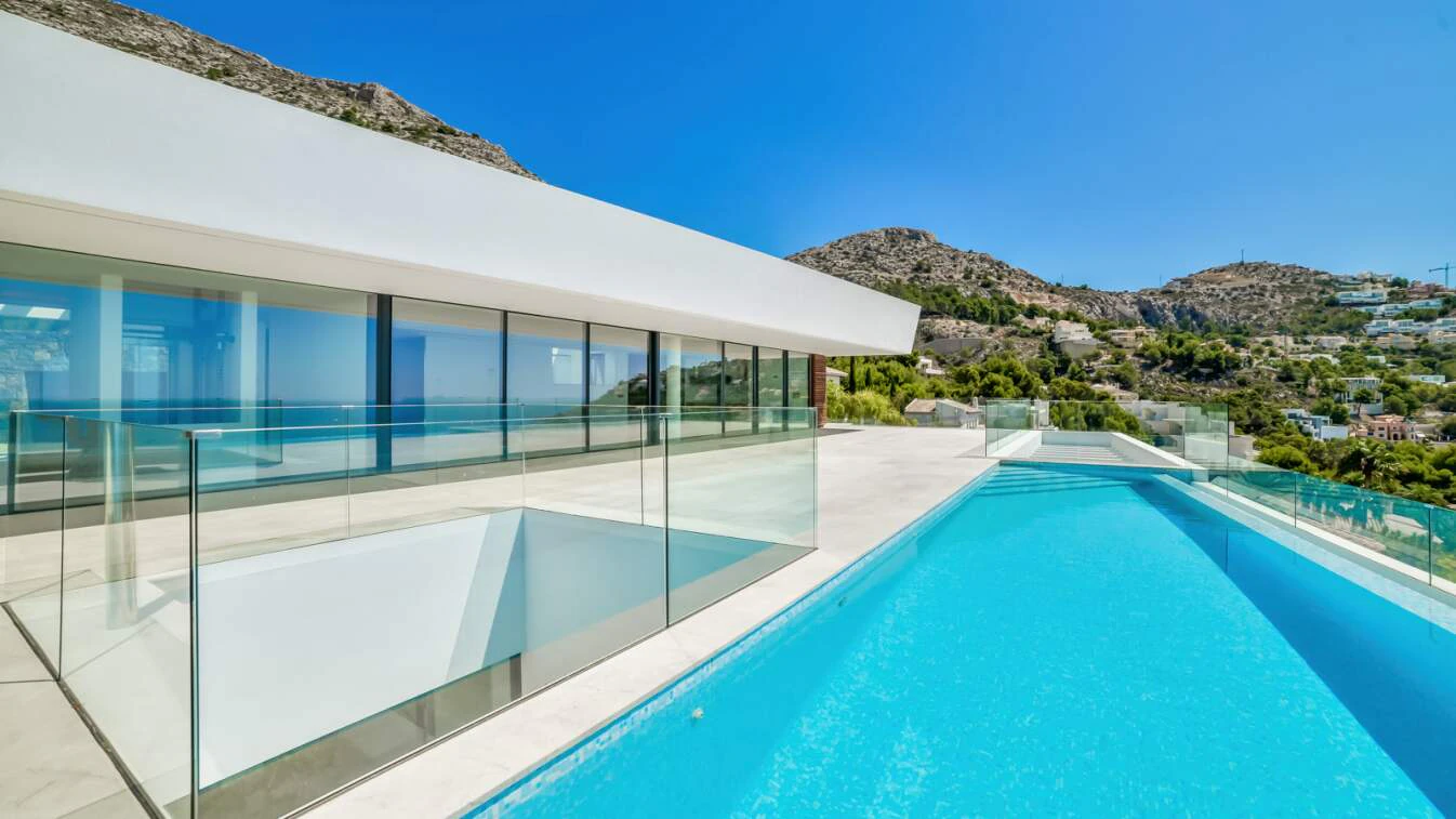 Luxury modern villa with sea views on a 1,586 m² plot in Altea Hills, Altea, Alicante