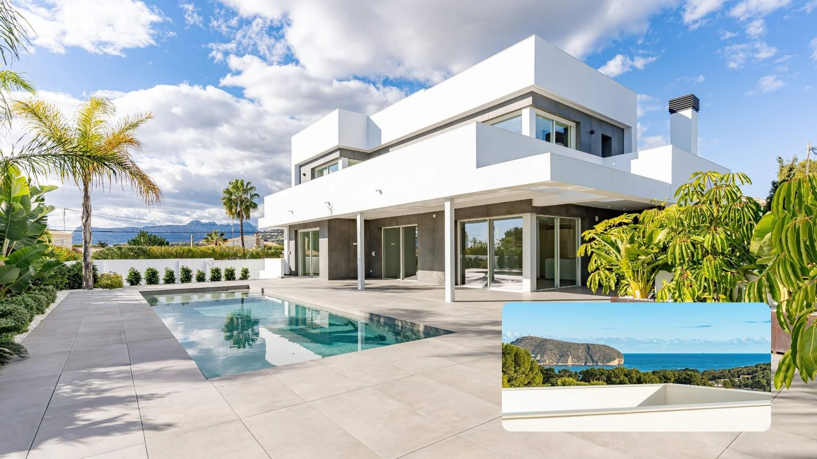 Moderne villa met indrukwekkend zeezicht in San Jaime, Moraira