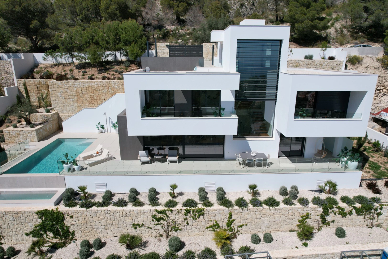 Moderne luxe villa met uitzicht op zee in Altea