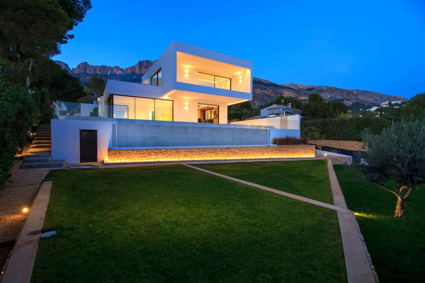 Moderne luxe villa met uitzicht op zee in Sierra Altea