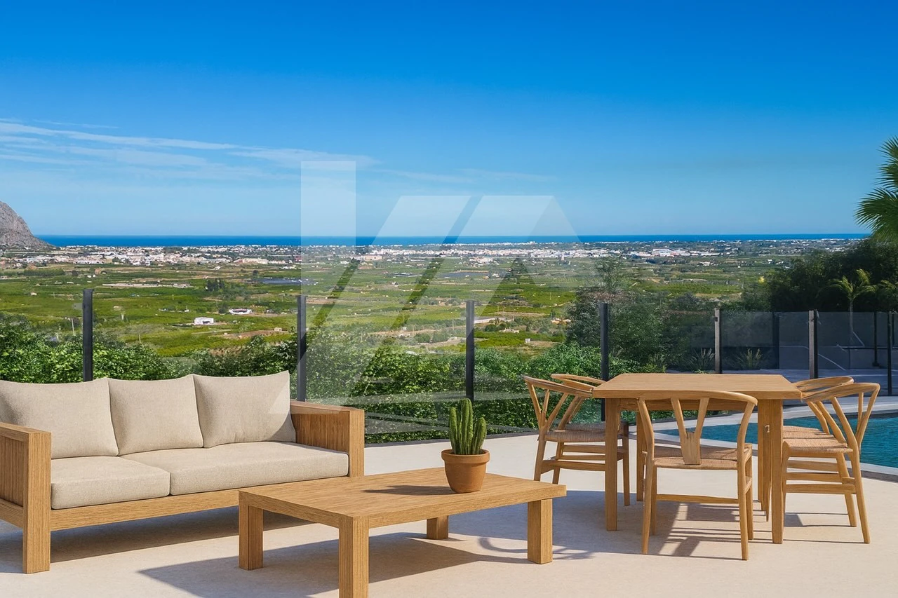 Moderne villa's te koop in Pedreguer, Costa Blanca.