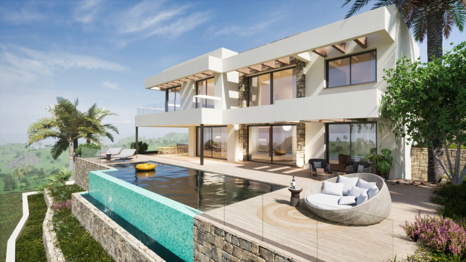 Moderne luxe villa met prachtig uitzicht op zee te koop in Benimeit, Moraira