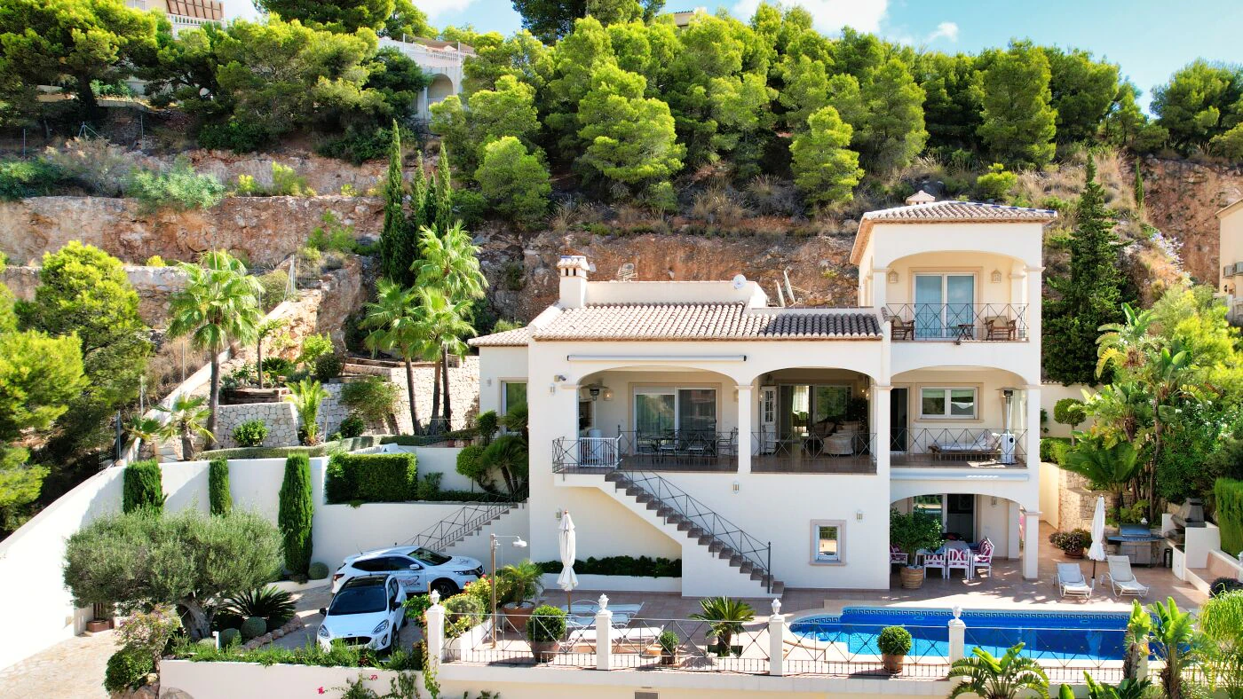 Villa met prachtig uitzicht op zee in de Sierra van Altea