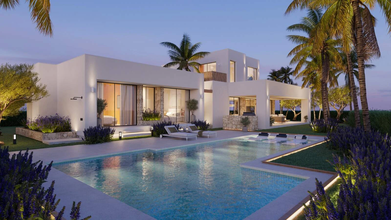 Luxe villa's in aanbouw in Jávea