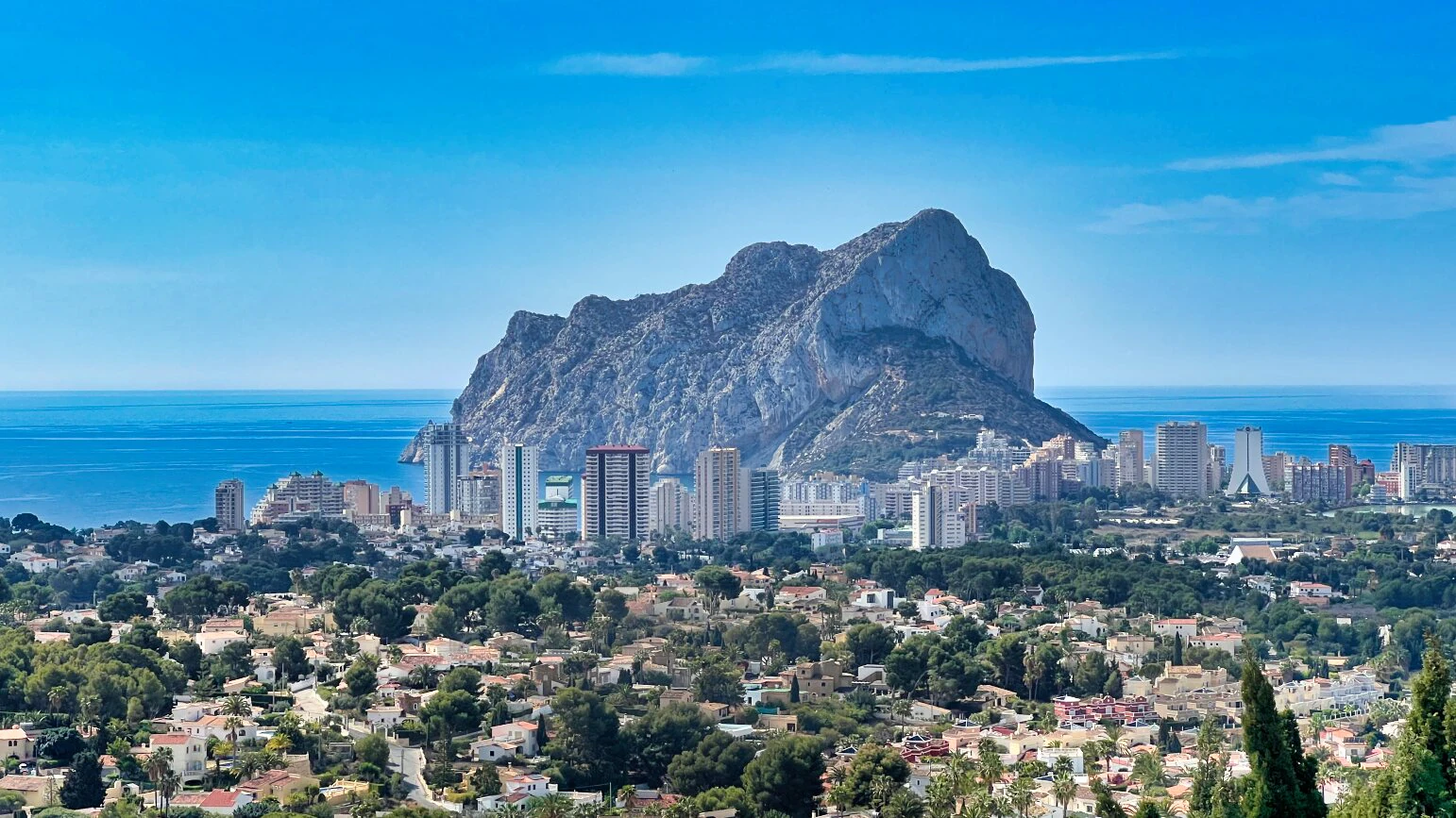 Mediterranean villa with breathtaking panoramic sea views in Calpe