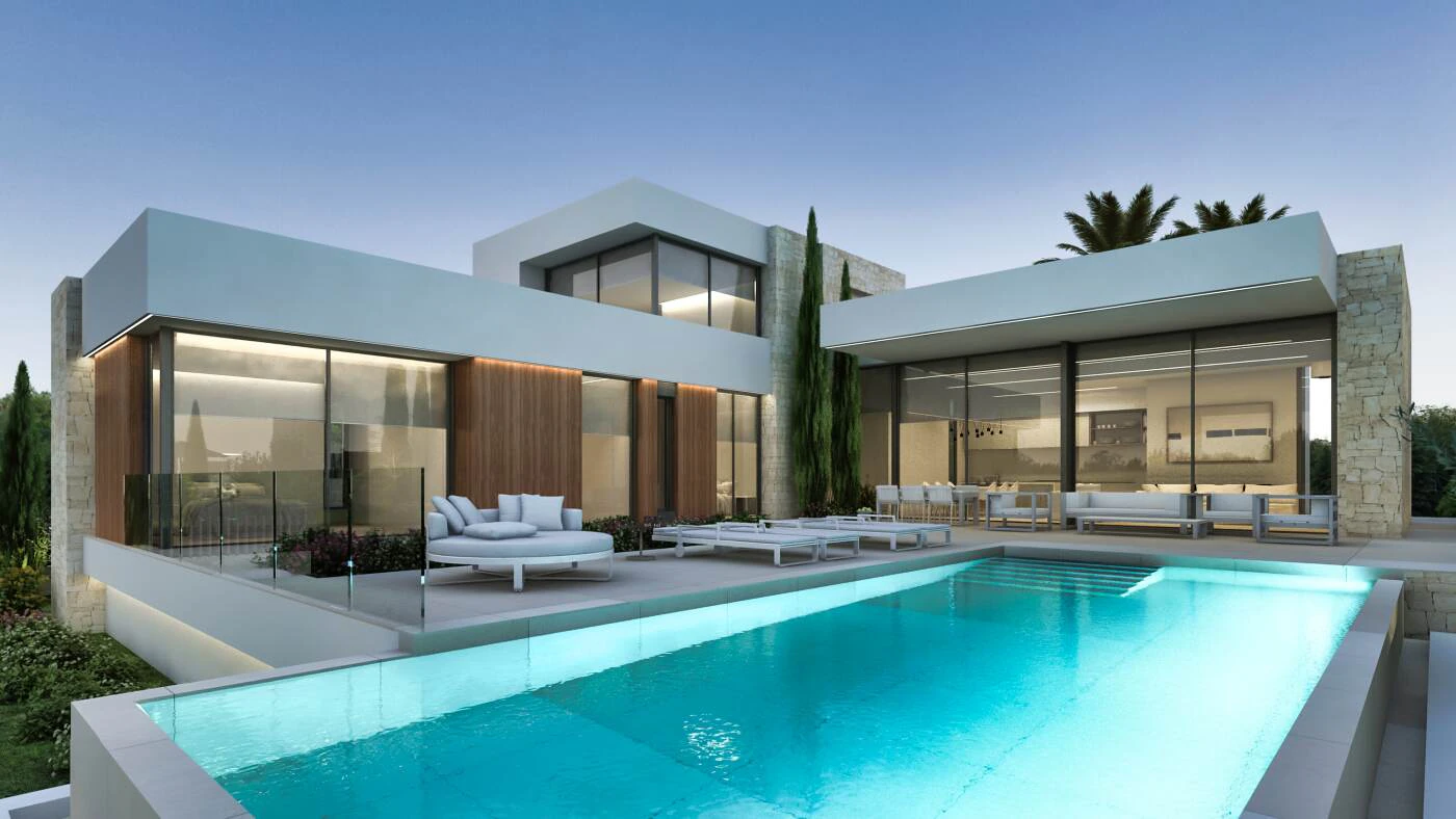 Modern luxury villa with sea views for sale in Moraira