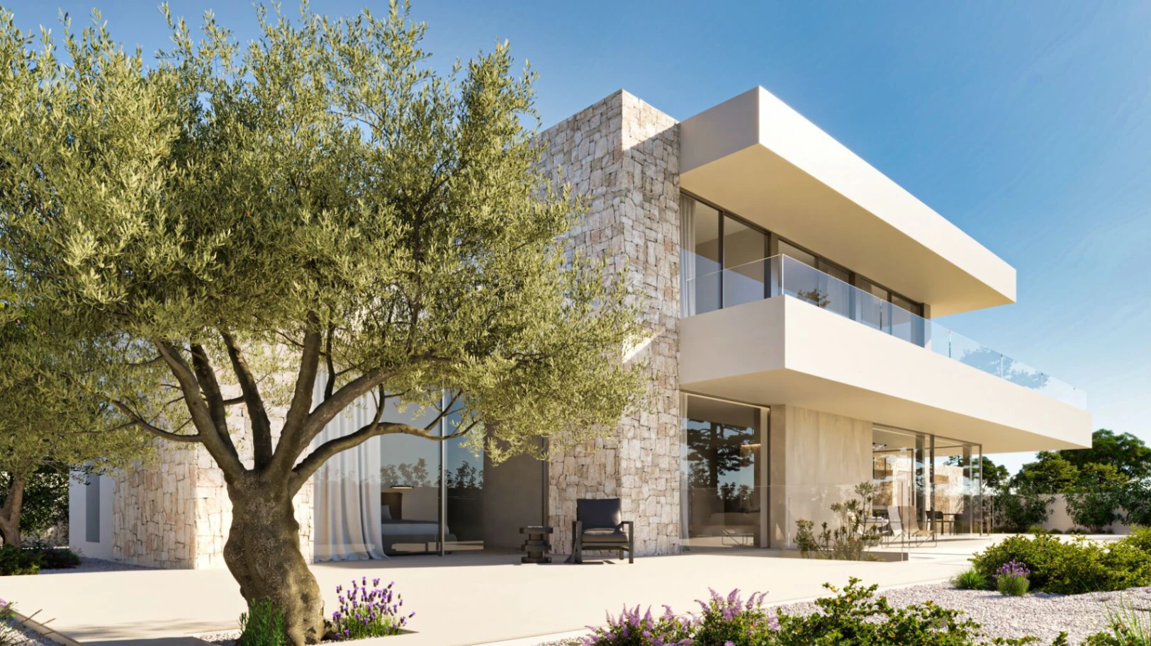 Modern luxury villa with sea views for sale in Moraira
