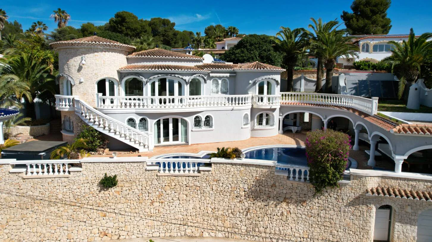 Luxury mediterranean villa like a private oasis in Benissa, northern Costa Blanca.