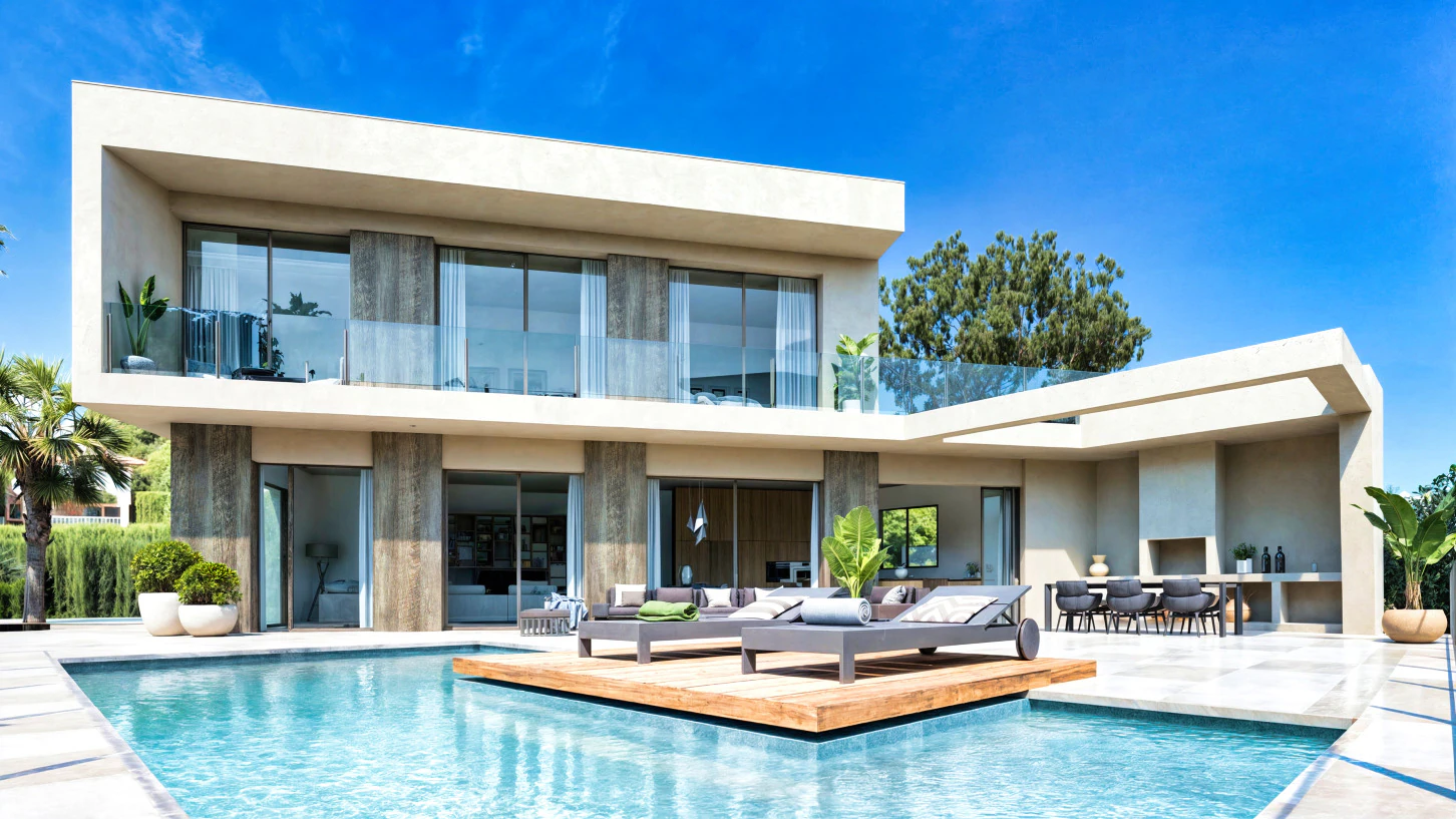 Moderne luxe villa met zeezicht te koop in Calpe