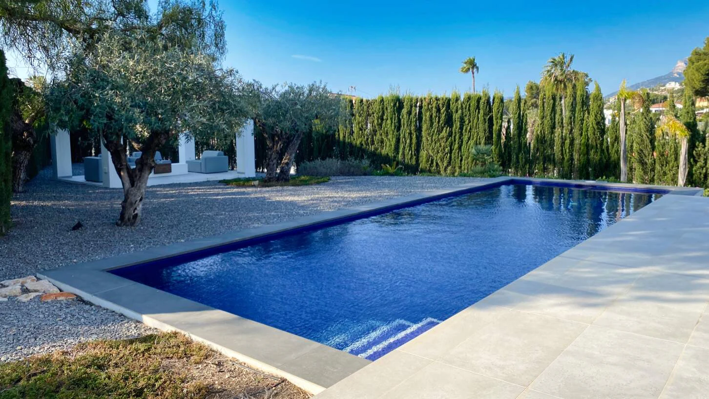 Contemporary mediterranean villa with privacy and pool in Calpe, Costa Blanca