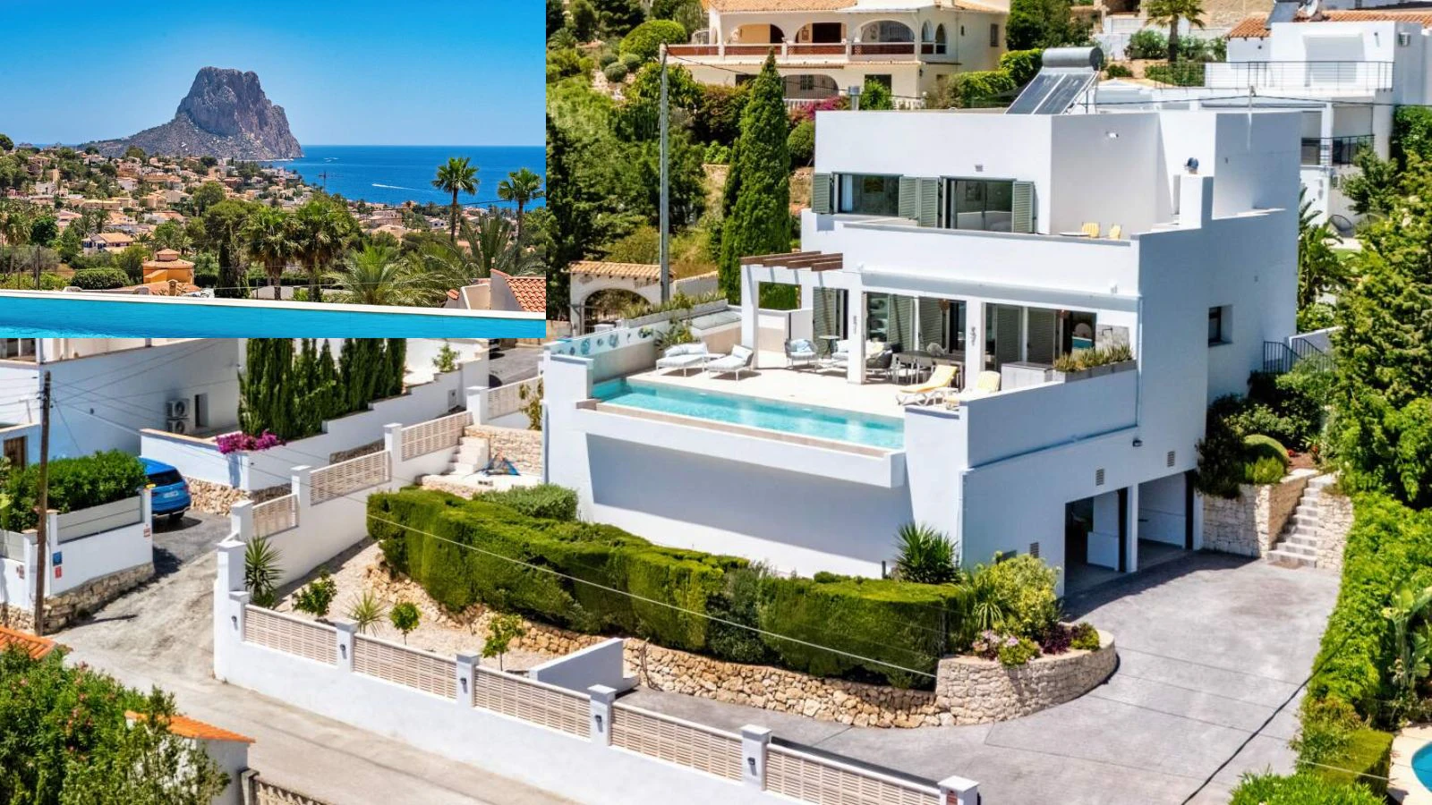 Wyłączny agent! Spektakularna nowoczesna willa z prywatnym basenem i panoramicznym widokiem na morze w Calpe, Costa Blanca