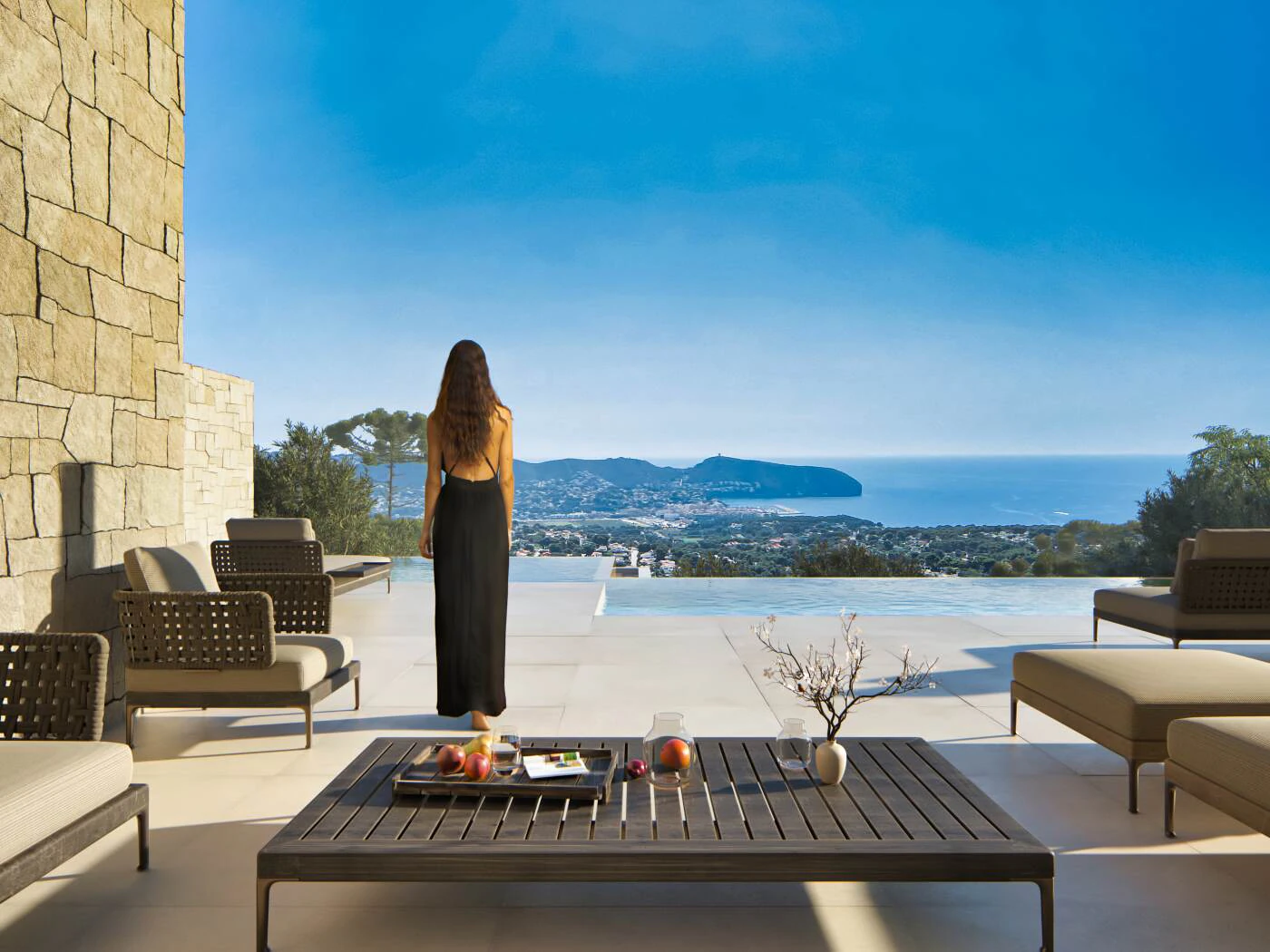 Modern Villa with 180 degree seaviews for sale in Moraira