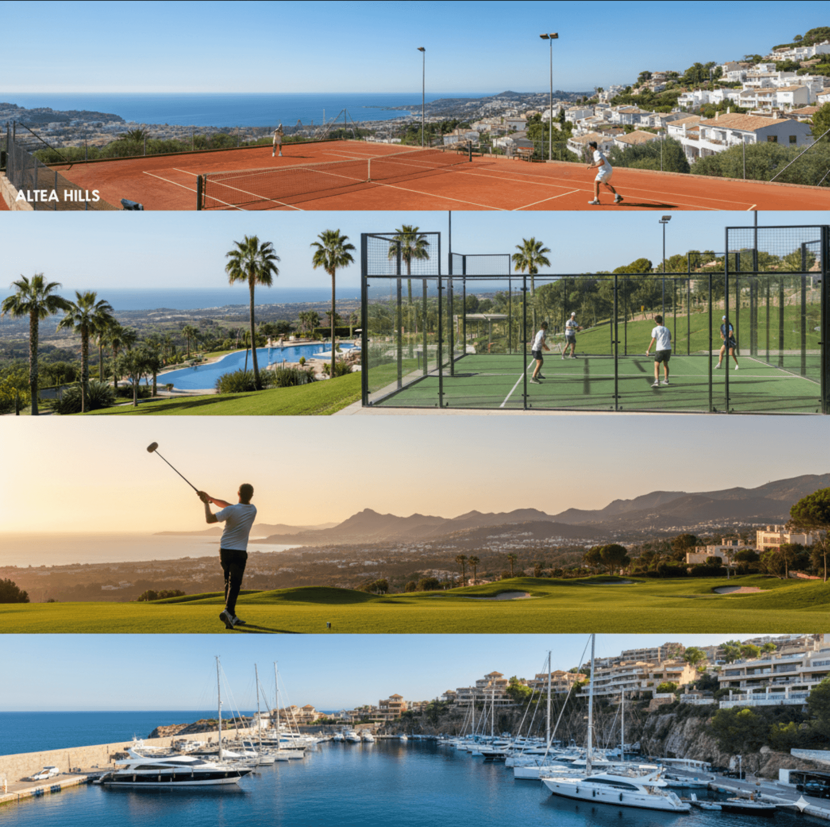 Vivir en Altea: Deporte de Élite y Lujo en la Costa Blanca