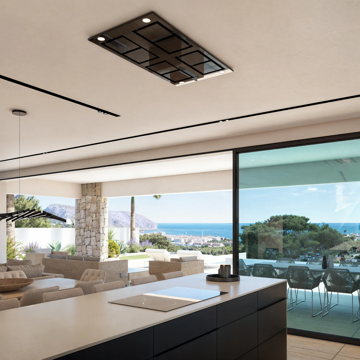Villa moderna exclusiva a solo unos pasos del mar y del centro en Moraira