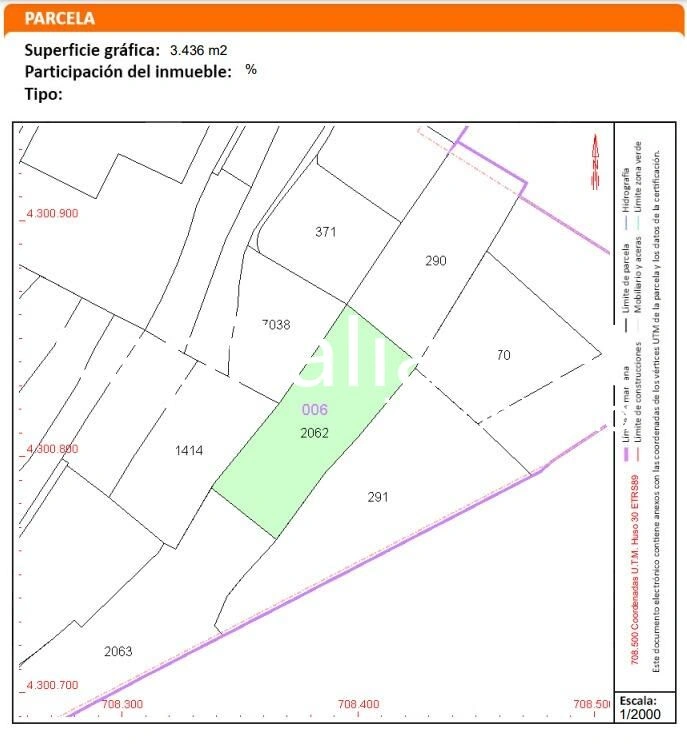 Parcela de suelo terciario en venta a 1 Km de Ontinyent