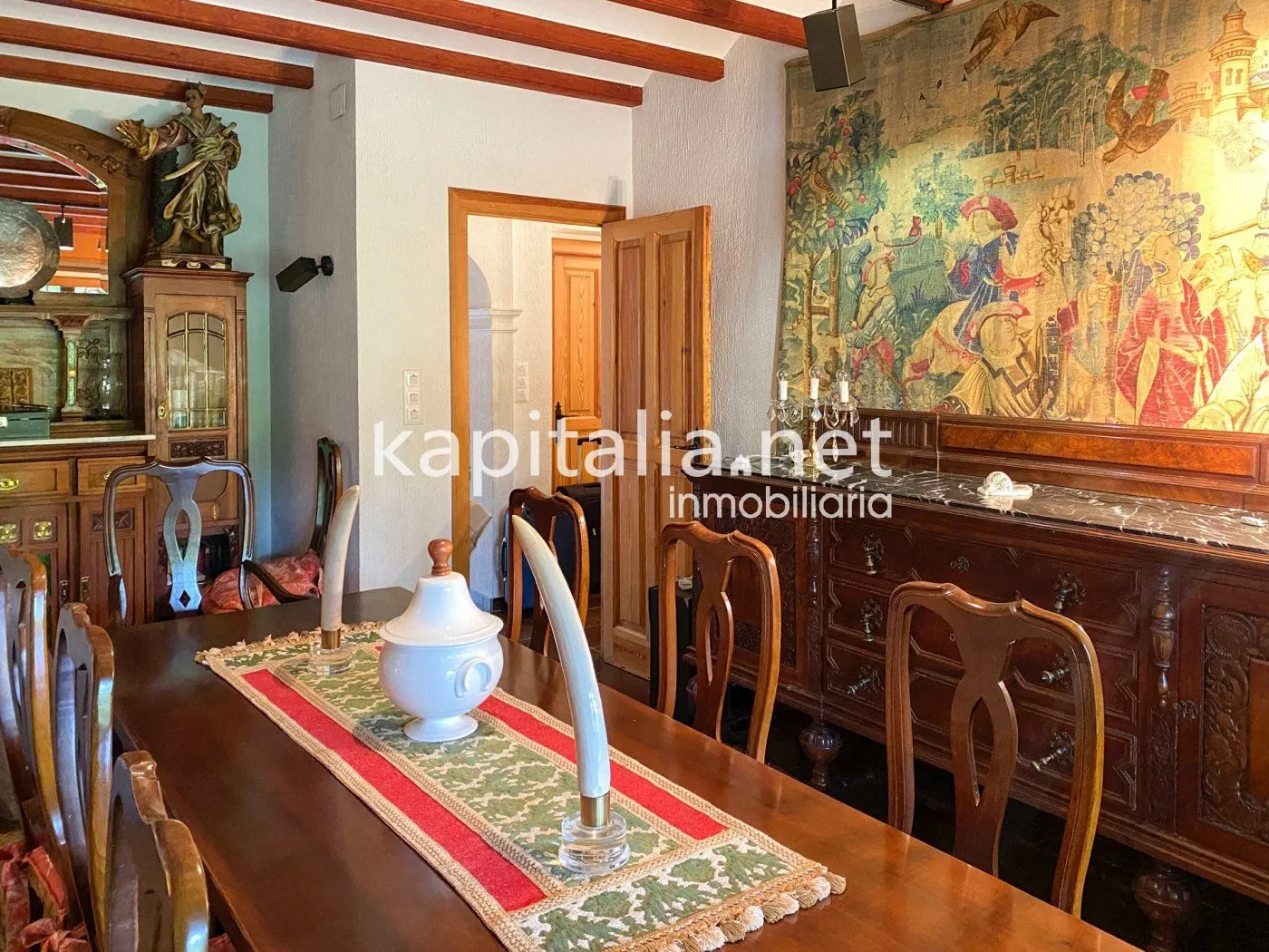 06369 - Casa señorial con gran jardín en el centro de Atzeneta d'Albaida