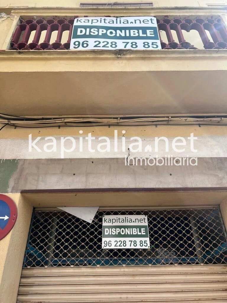 08699 - PISO Y BAJO COMECIAL CENTRICO A LA VENTA EN LA LLOSA DE RANES