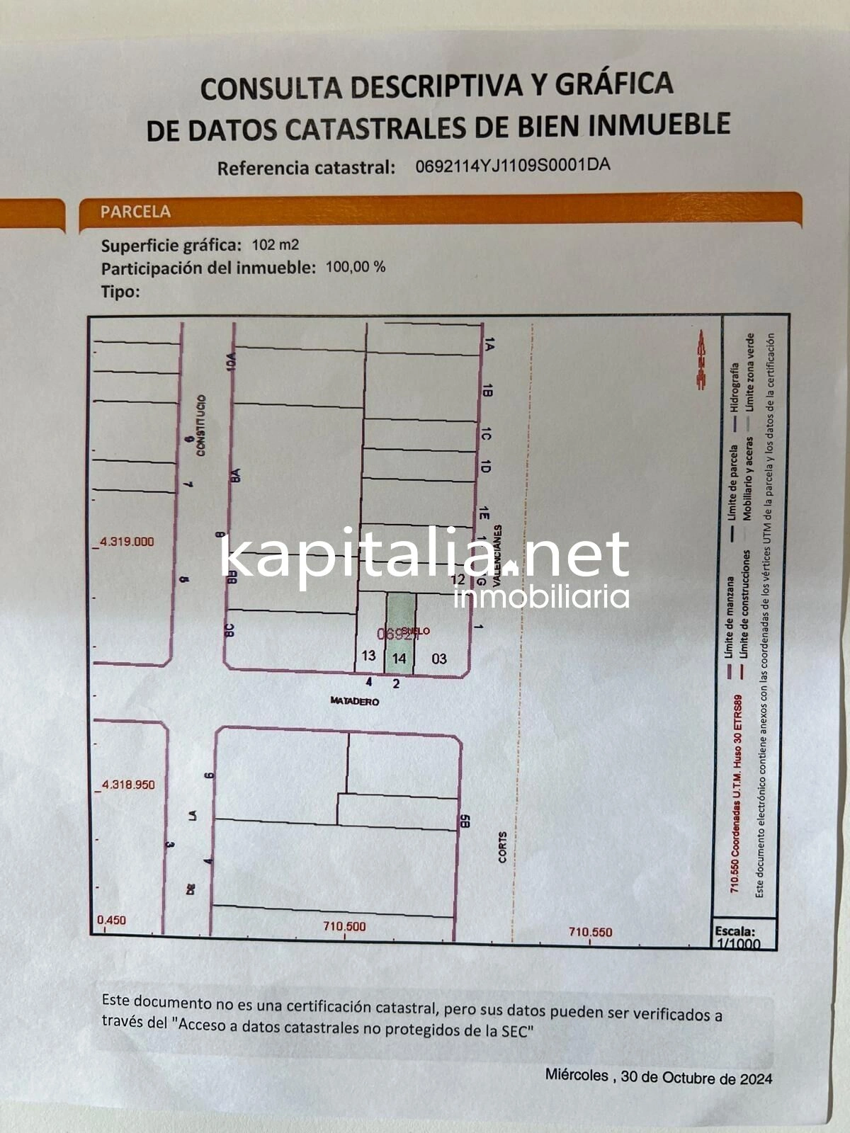 09632 - SUELO URBANO A LA VENTA EN LLANERA DE RANES