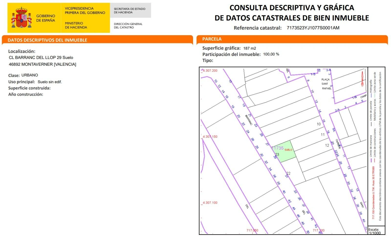 10260 - Solar urbano a la venta en Montaverner
