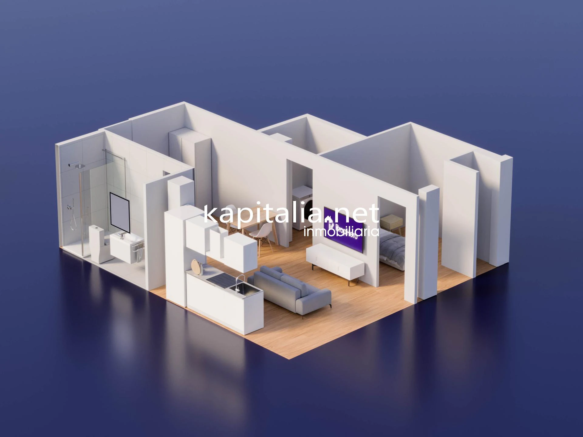 10402 - [OBRA NUEVA] Piso 1+1 en venta en Xàtiva