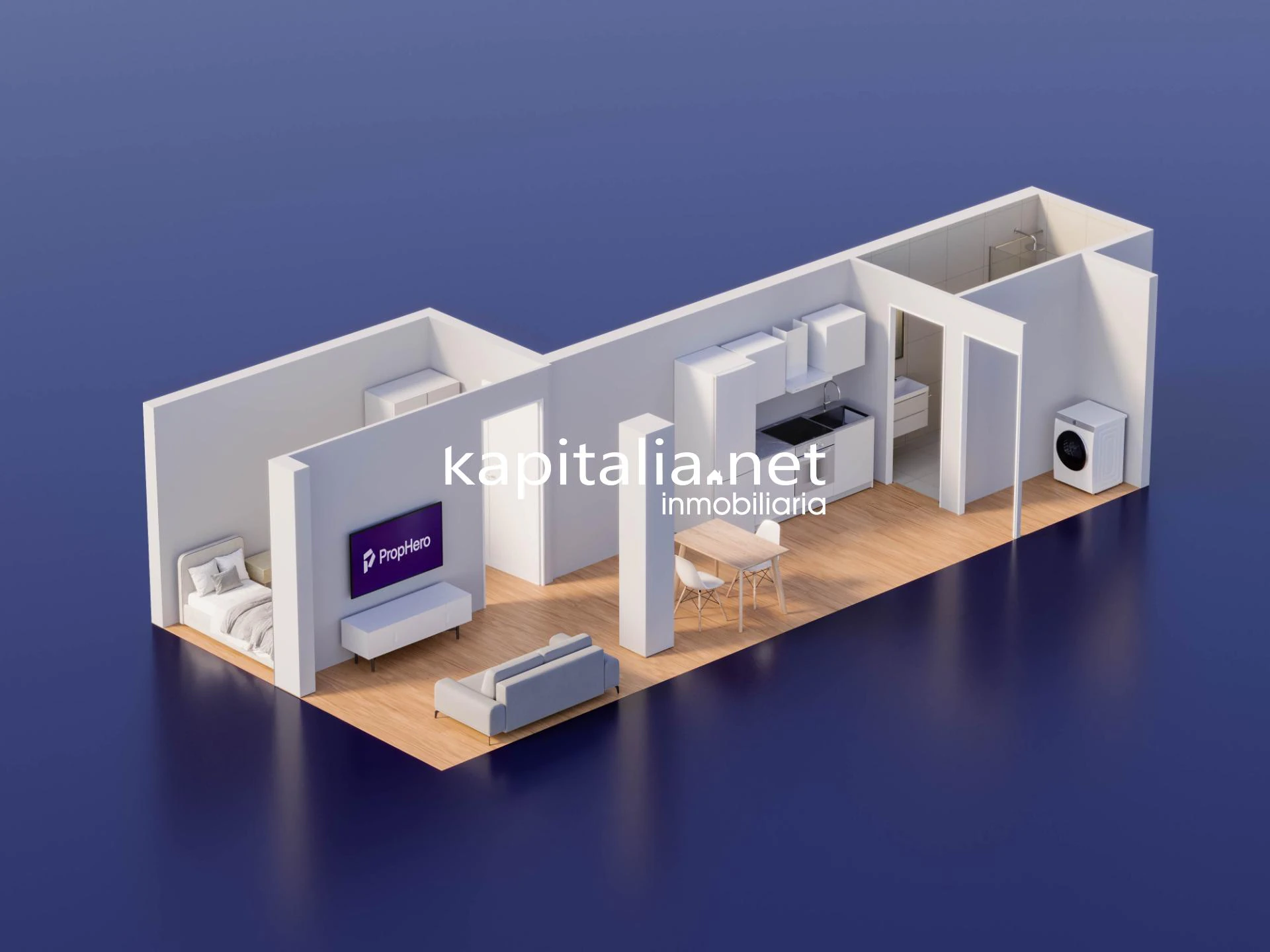 10405 - [OBRA NUEVA] Piso 1+1 en venta en Xàtiva