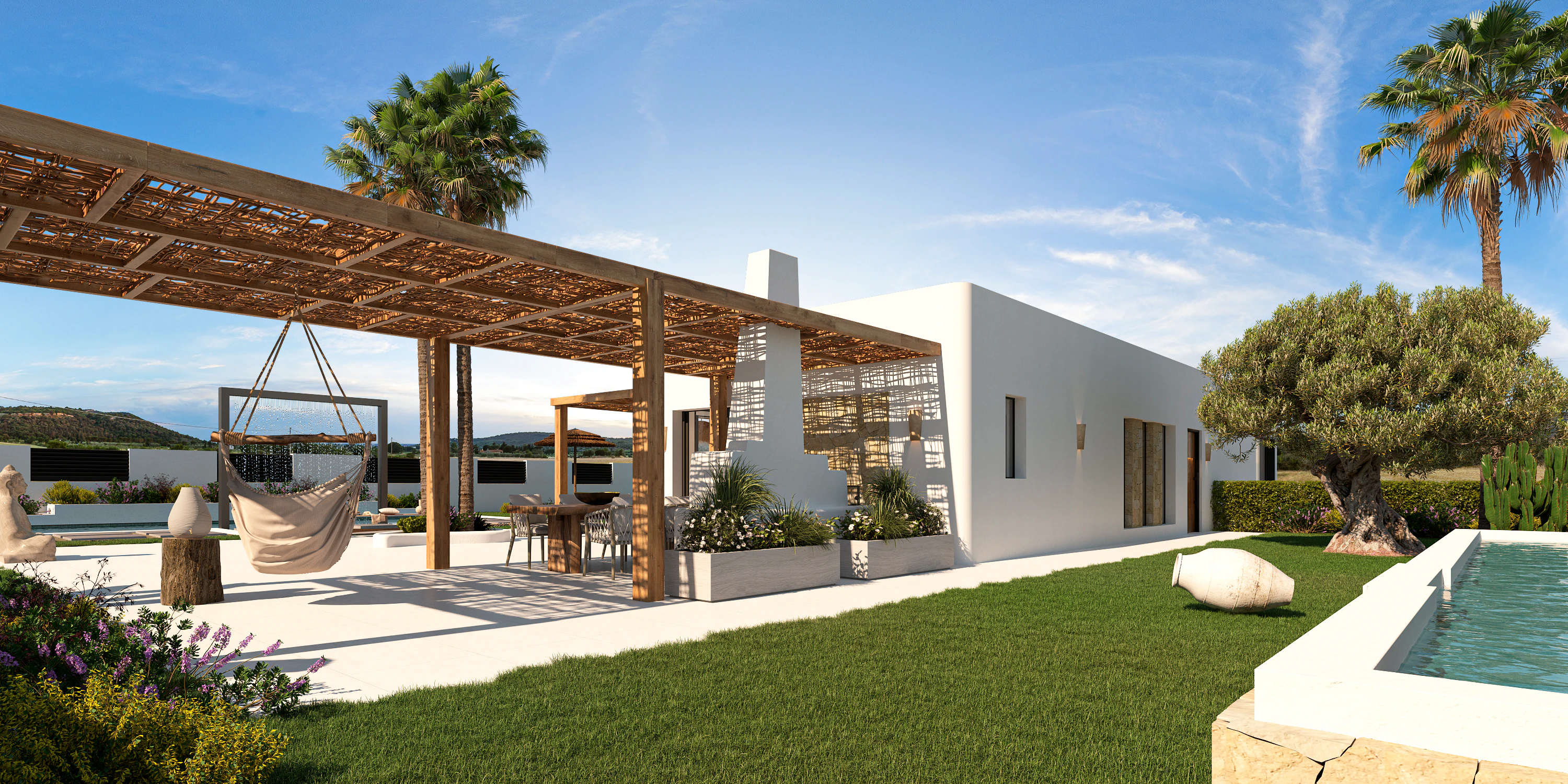 Villa neuve à vendre à Pedreguer