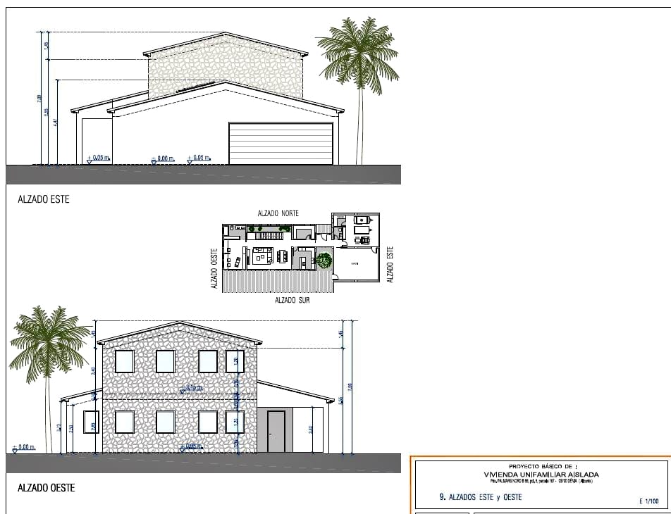 Finca en Denia con proyecto de vivienda