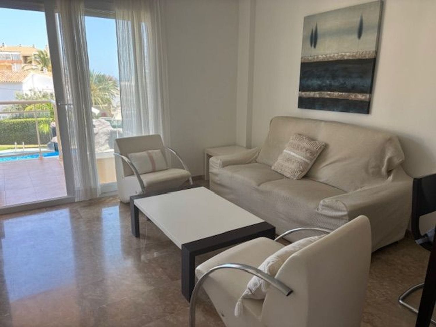 Apartamento en venta 1ª linea de 2 habitaciones en Denia