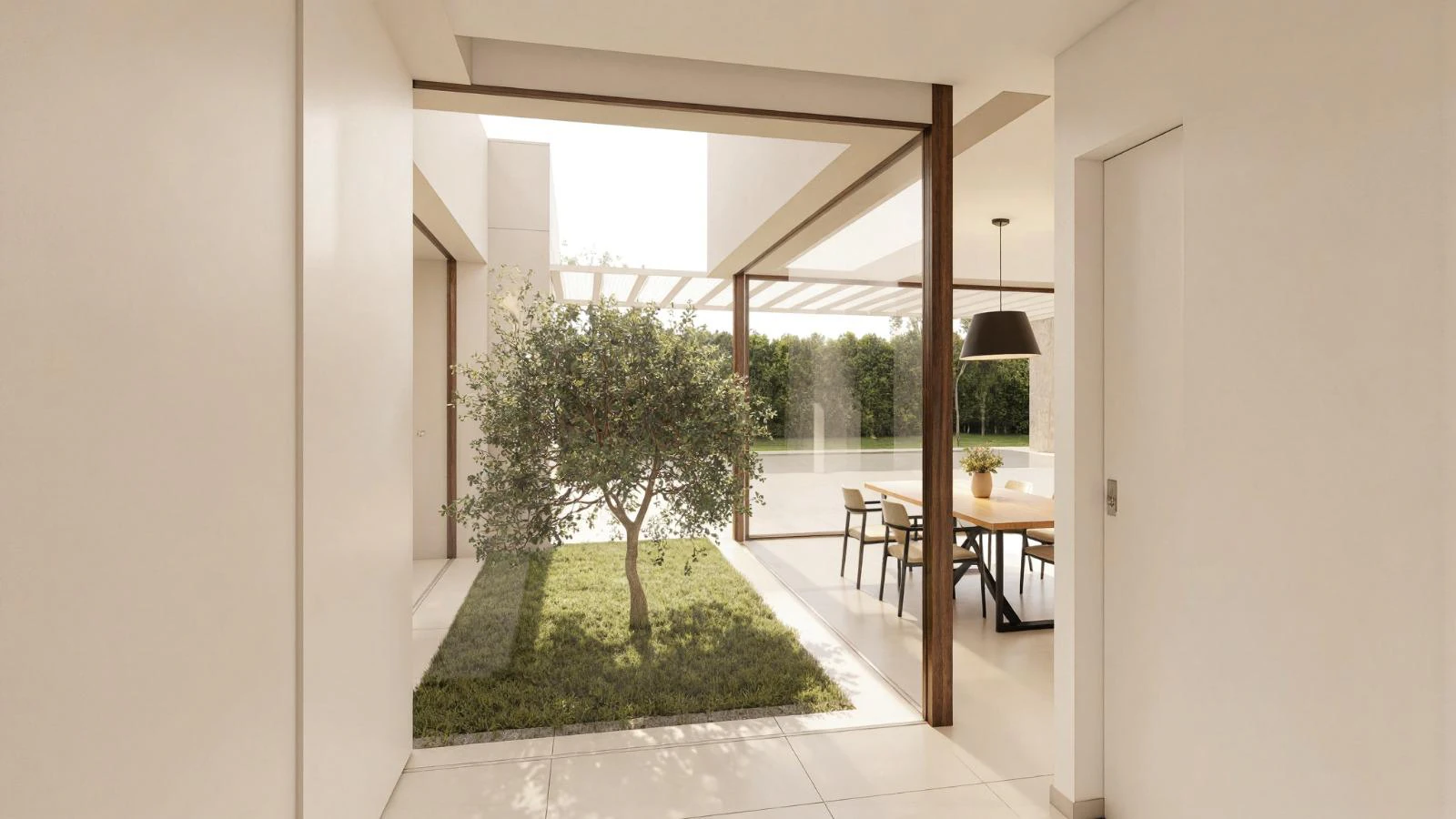 Villa de obra nueva a un paso de la ciudad.