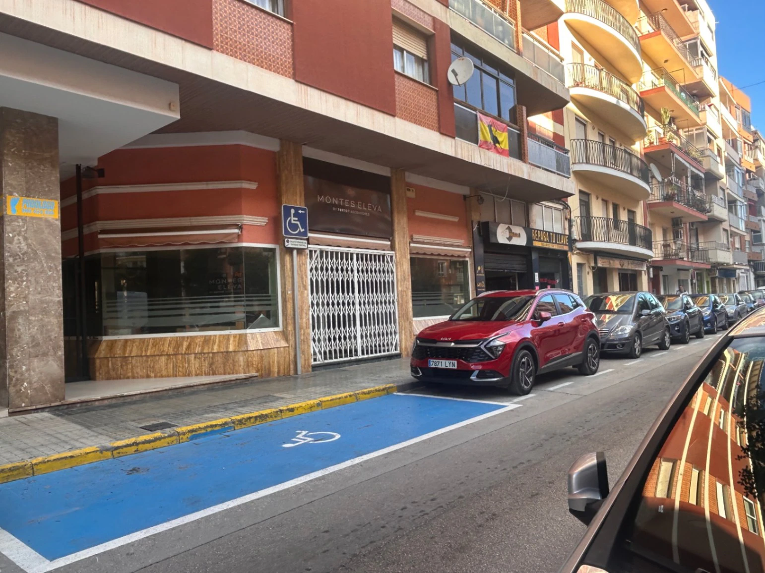 Commercial premises with a large storage area and shop at street level.