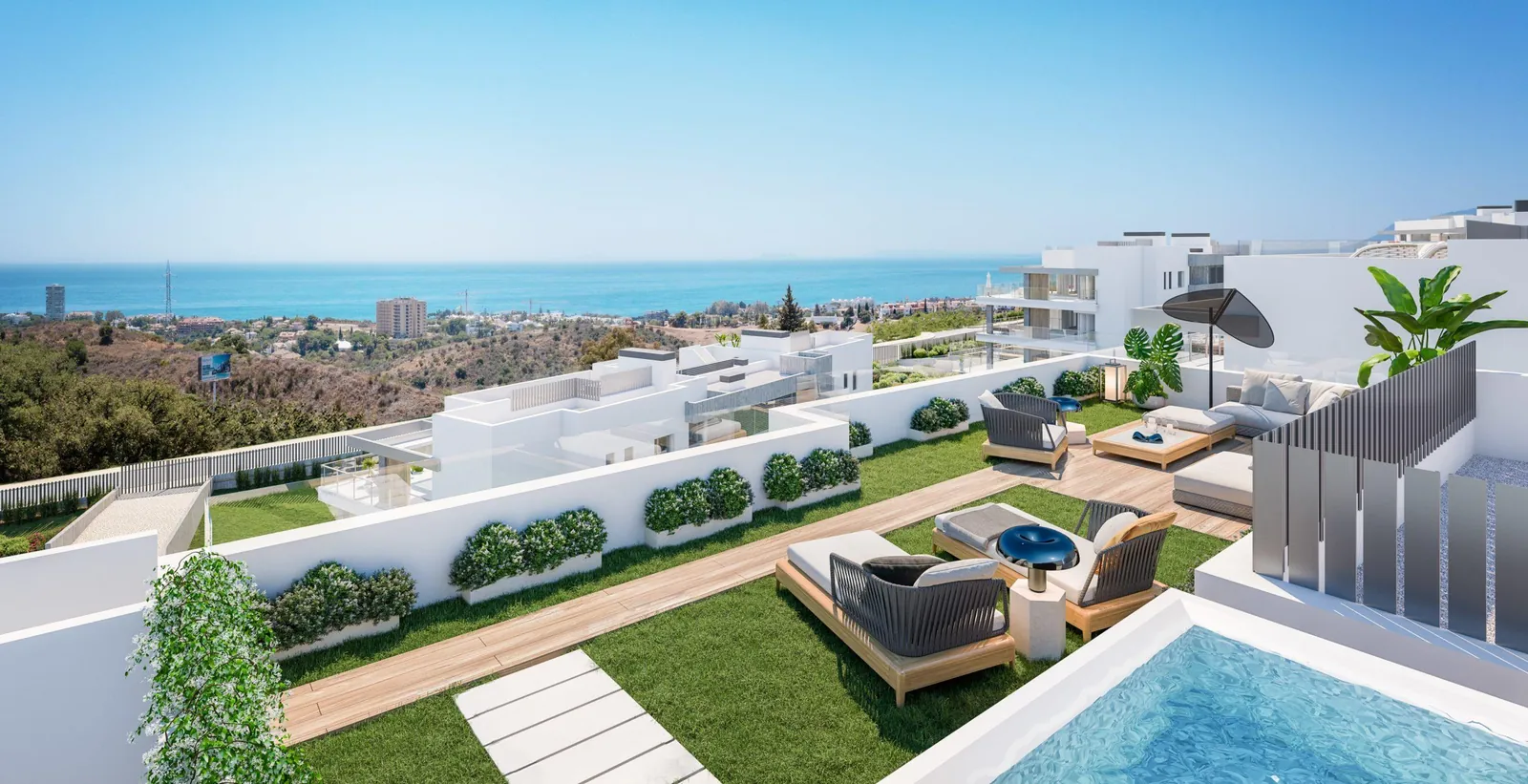 Penthouse til salg i Marbella