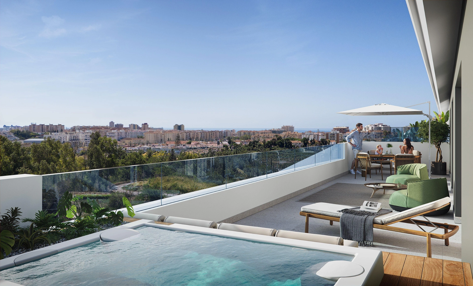 Penthouse til salg i Fuengirola