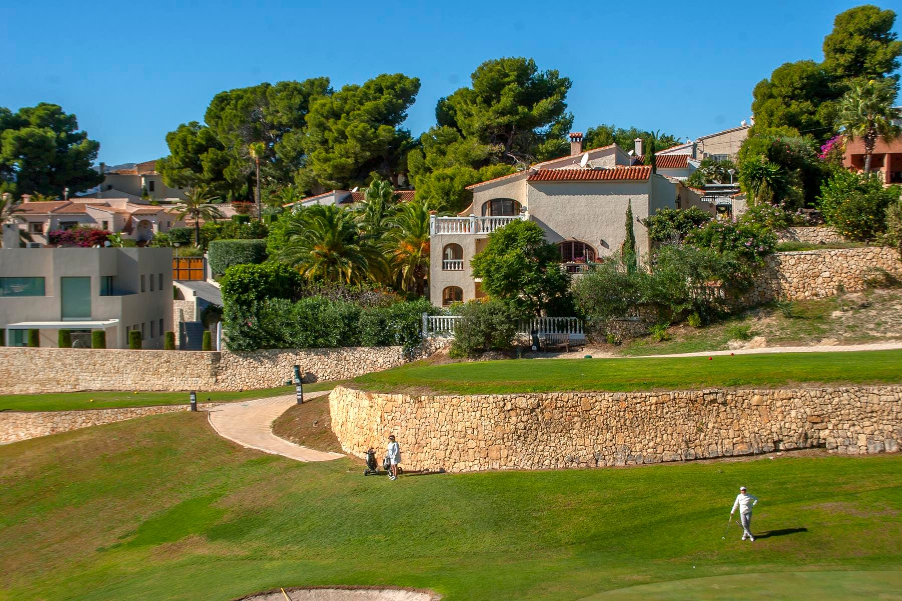 Blick Ifach Golfplatz