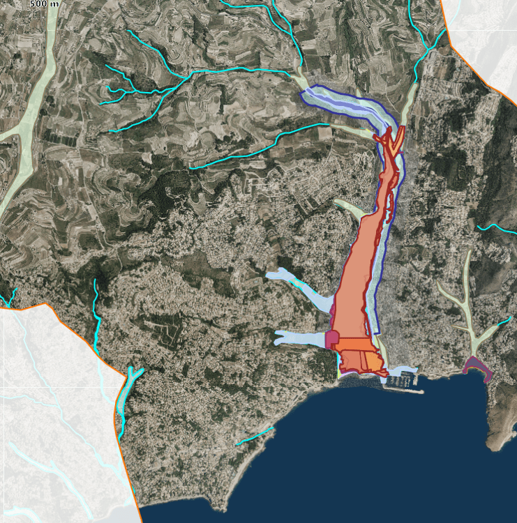 Verslag over overstromingsgevoelige gebieden in Teulada-Moraira