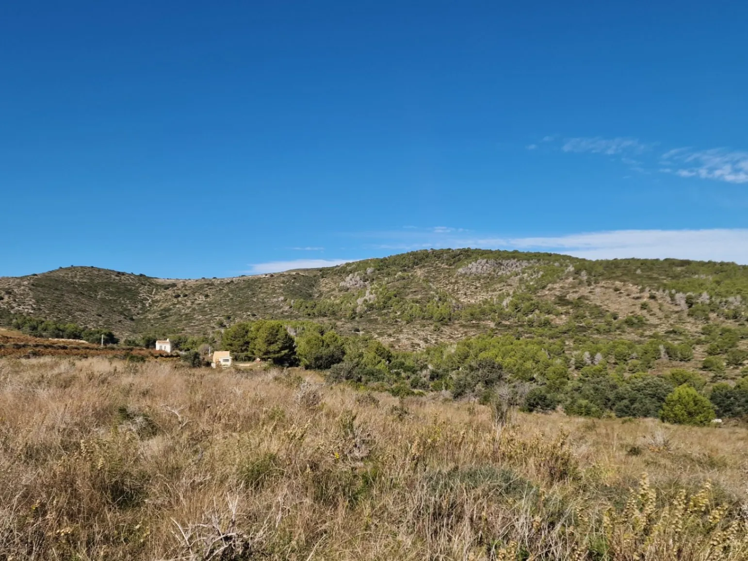 Rustic plot with panoramic sea views near Moraira, Javea and Lady Elisabeth School
