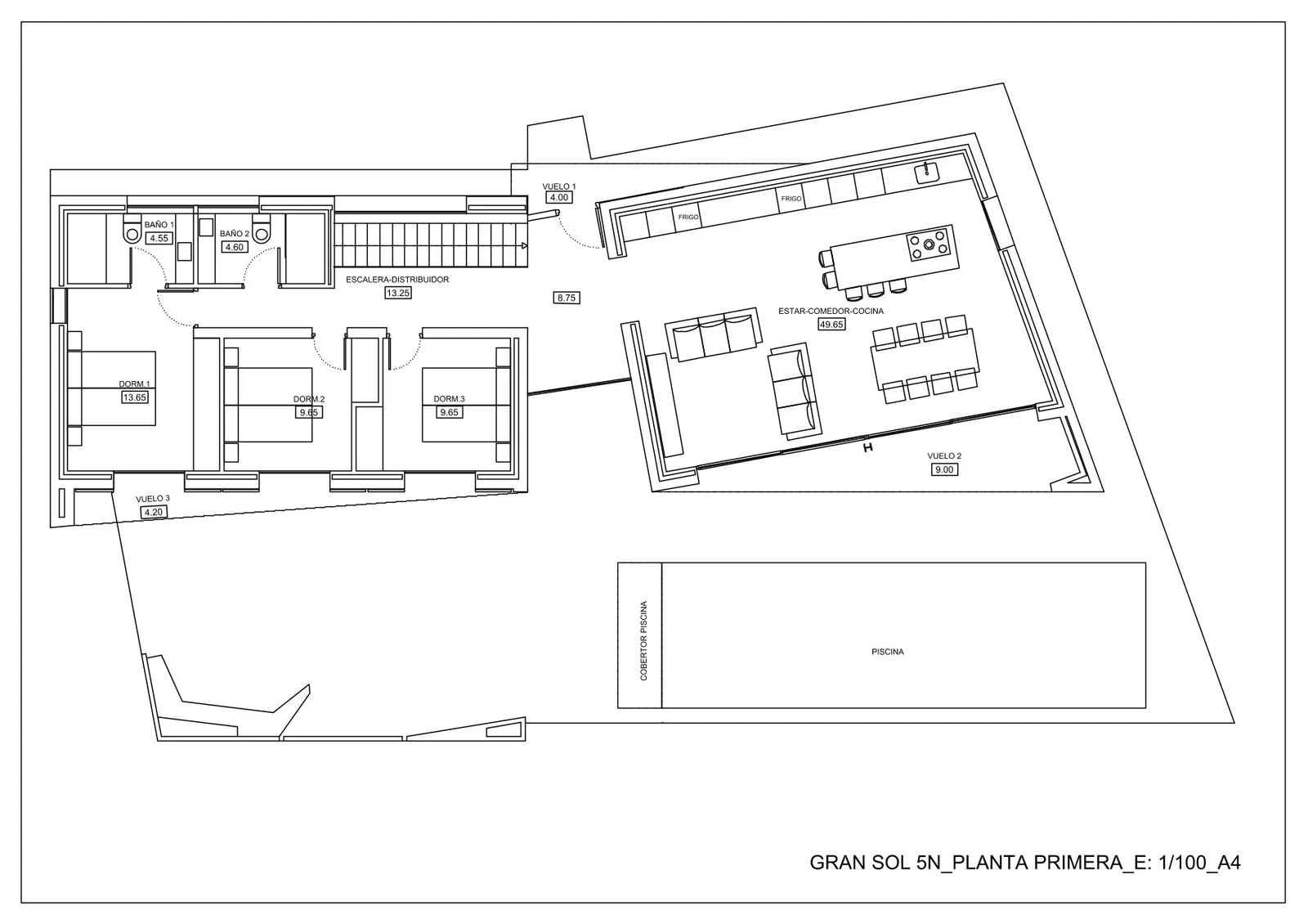 Villa moderne près de la plage de La Fustera