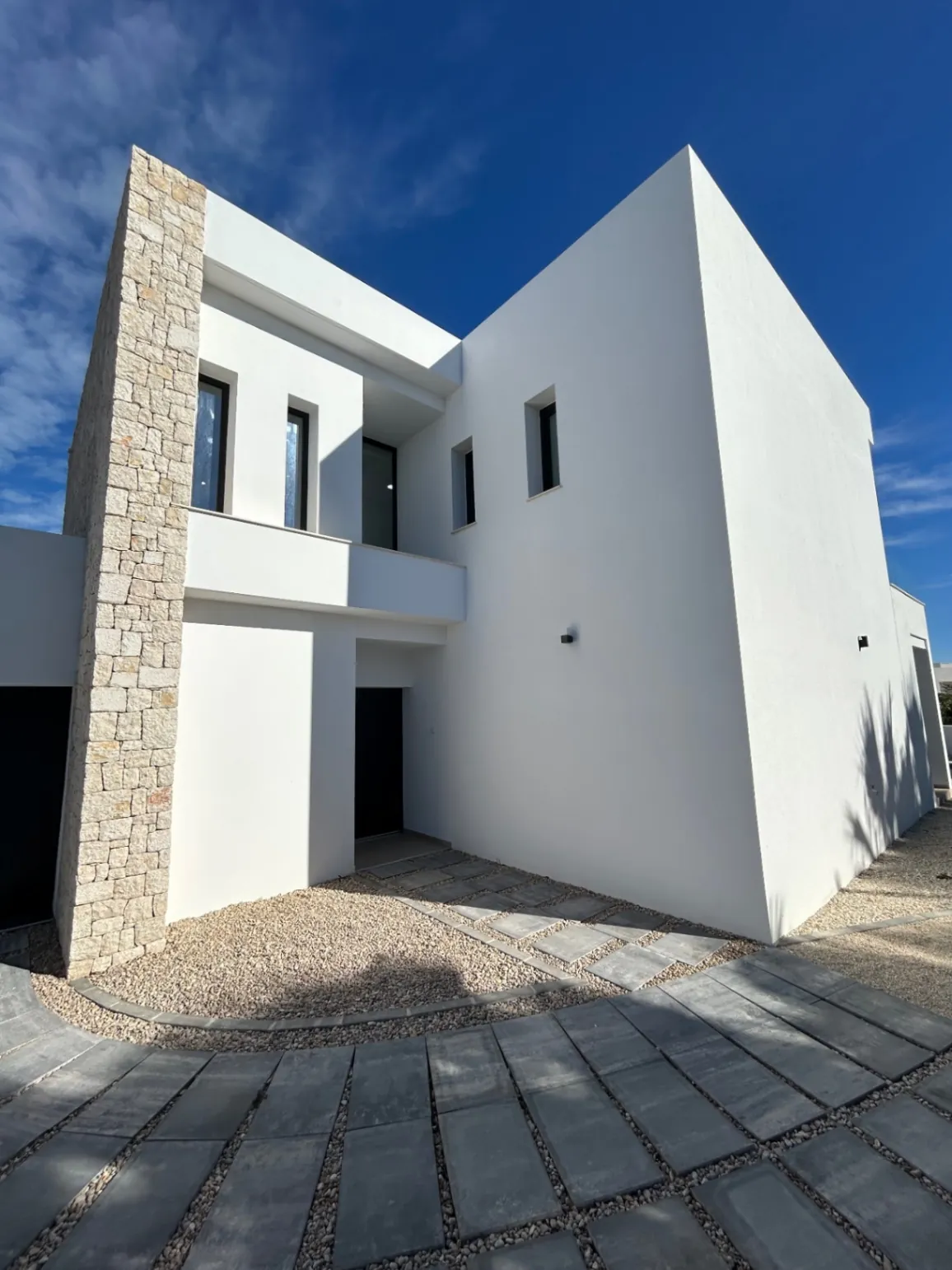 Move-in ready new build villa with sea views for sale in La Fustera, Benissa